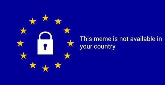 This meme is not available in your country due to European censorship